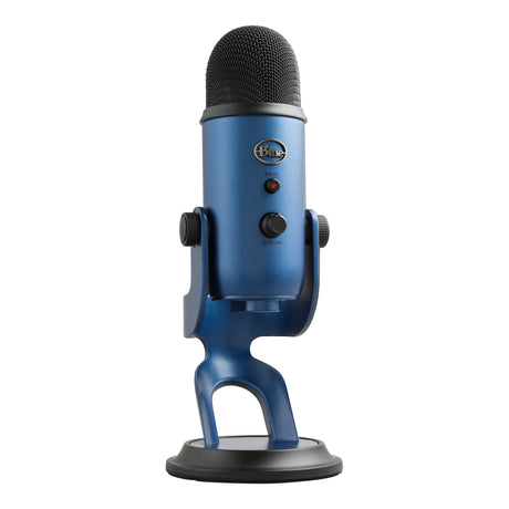 Logitech for Creators Blue Yeti USB Microphone for Gaming, Streaming, Podcasting, Twitch, YouTube, Discord, Recording for PC and Mac, 4 Polar Patterns, Studio Quality Sound, Plug & Play-Blackout