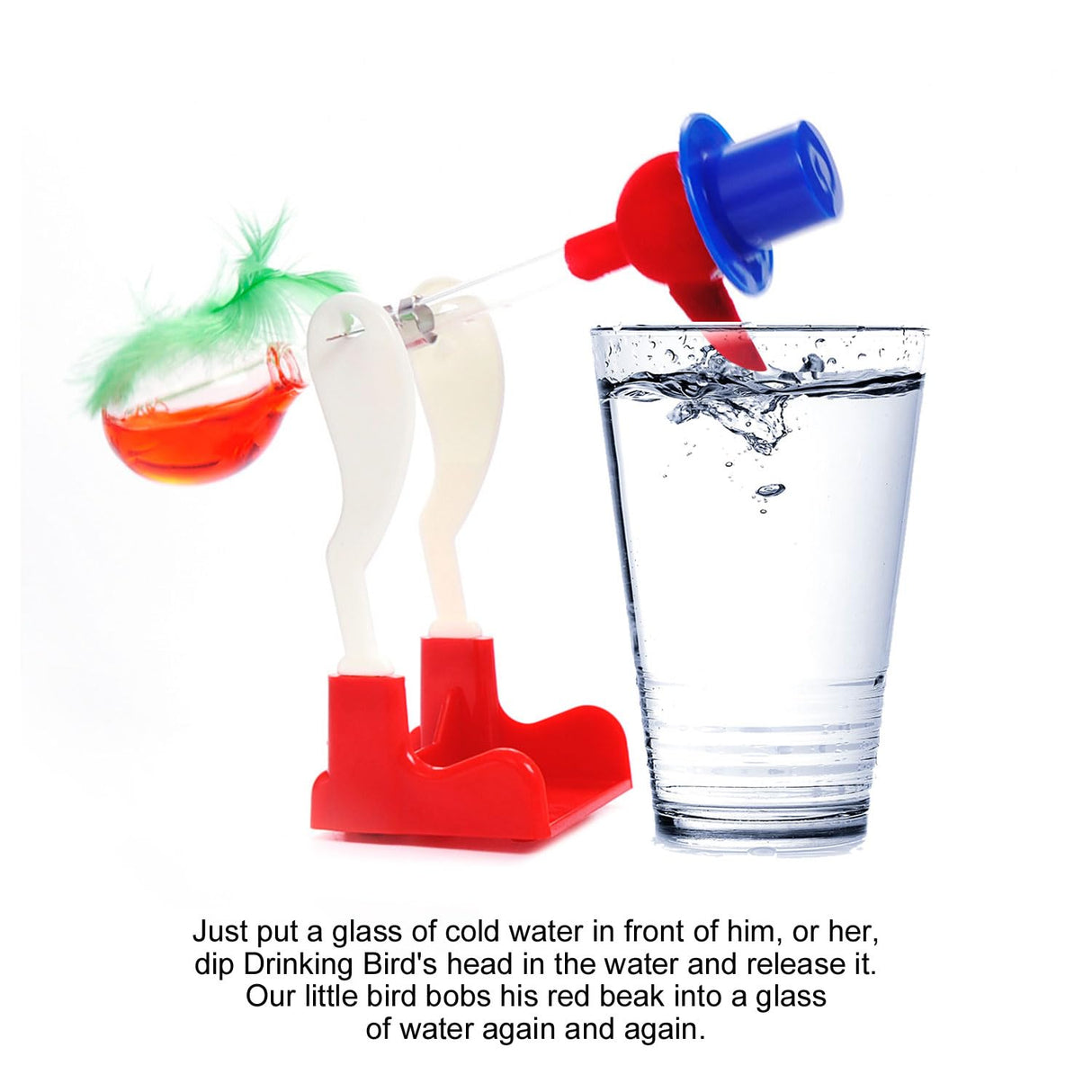 PowerTRC Magic Drinking Bird (Red)