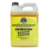 Chemical Guys CWS_301 Citrus Wash & Gloss Foaming Car Wash Soap (Works with Foam Cannons/ Guns or Bucket Washes) Safe for Cars, Trucks, Motorcycles, RVs & More, 128 fl oz (1 Gallon) Citrus Scent