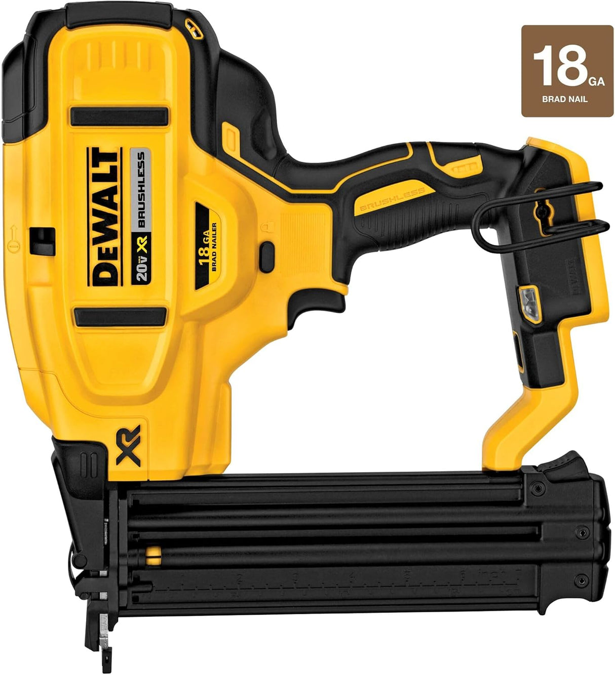 DEWALT DCN680B 20V MAX* XR® 18 GA Cordless Brad Nailer (Tool Only)